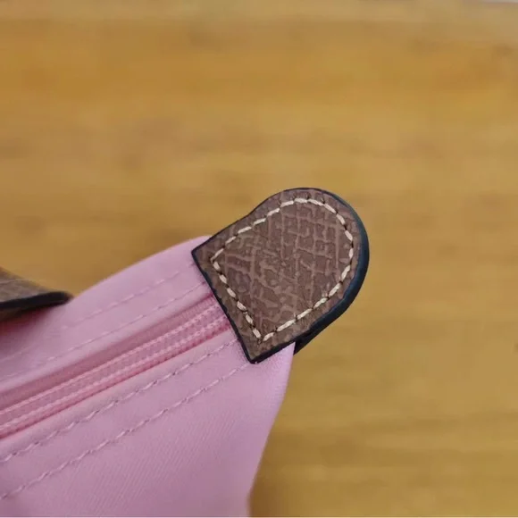 Longchamp Pink and Brown Mini Bag - Picture 7 of 8